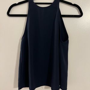 American Apparel blue open back tank top